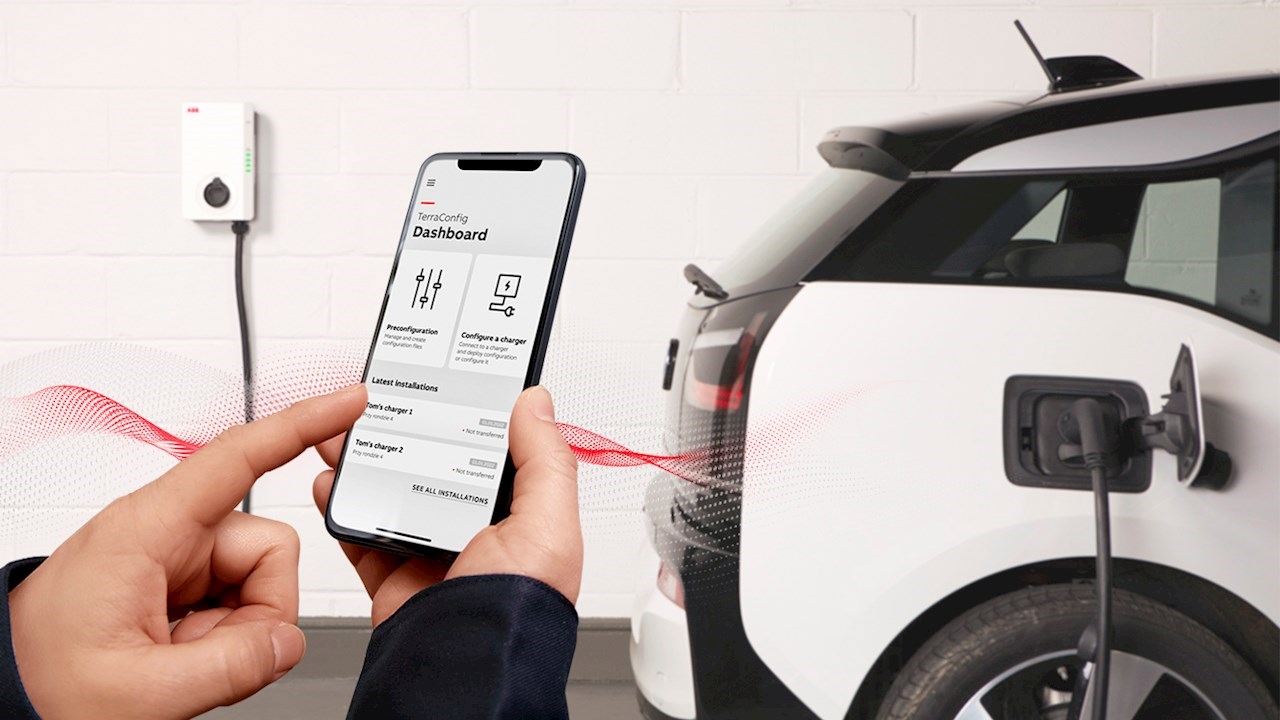 A legújabb ABB E-mobility appok megkönnyítik a váltakozó áramú töltést