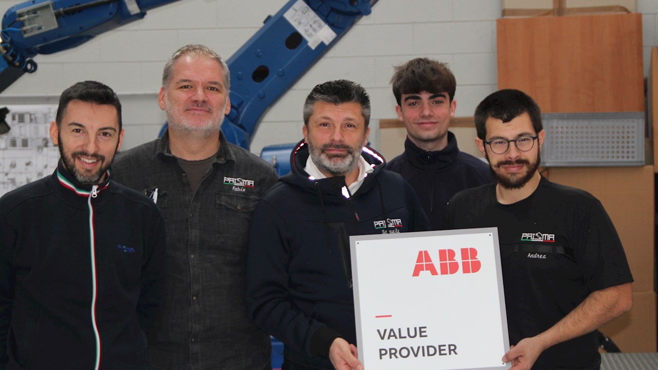 Anche Prisma eletto ABB Value Provider 