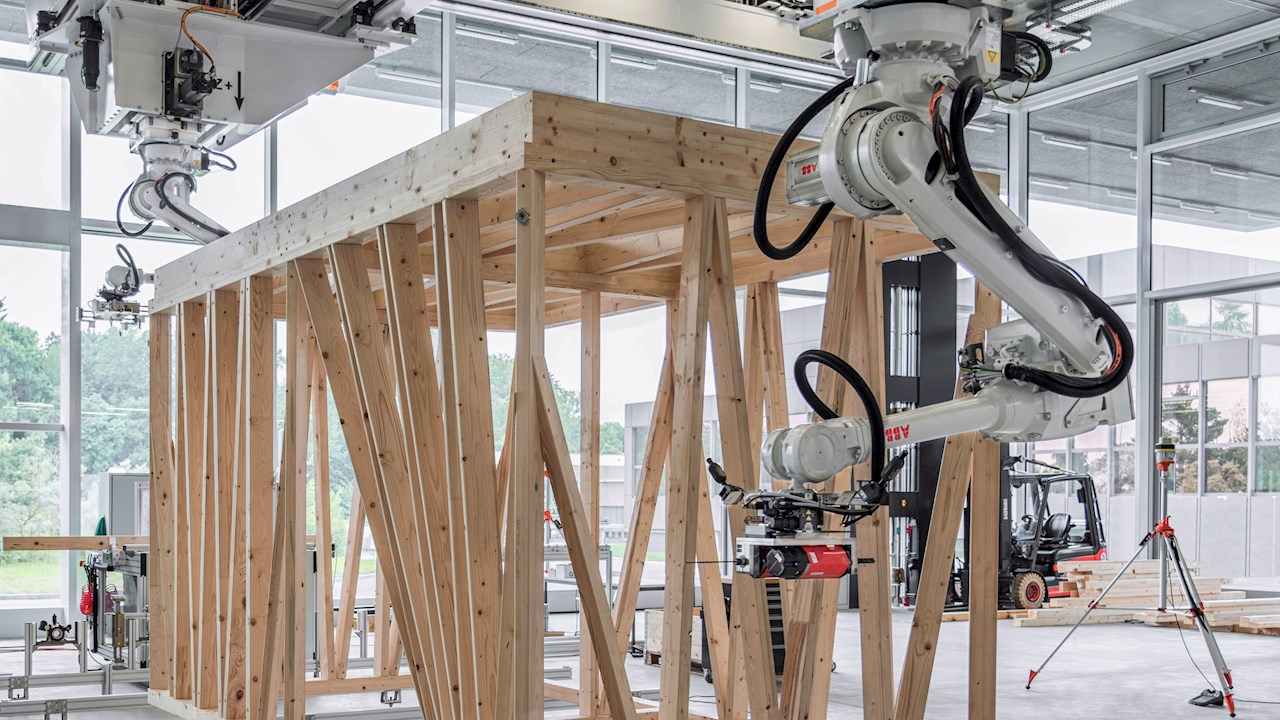 ABB presenta en Rebuild 2023 lo más avanzado en robótica y electrificación para la industria de la construcción