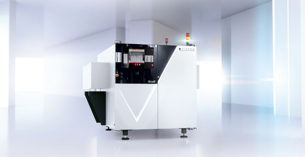 Die Röntgeninspektionsgeräte des deutschen Unternehmens Exacom scannen 175 Zellen pro Minute, indem sie diese einzeln mit dem ACOPOStrak Transportsystem der Division Maschinenautomation von ABB (B&R) mit hoher Geschwindigkeit bewegen.