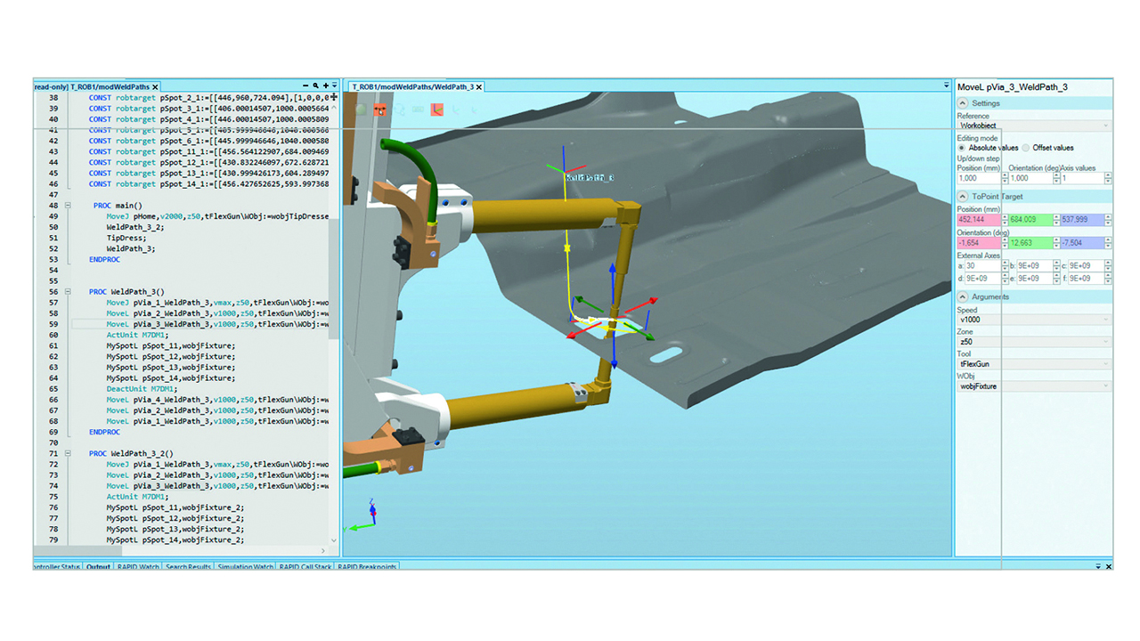 06 Path editor’s 3D views help users to edit individual or multiple targets at the same time.