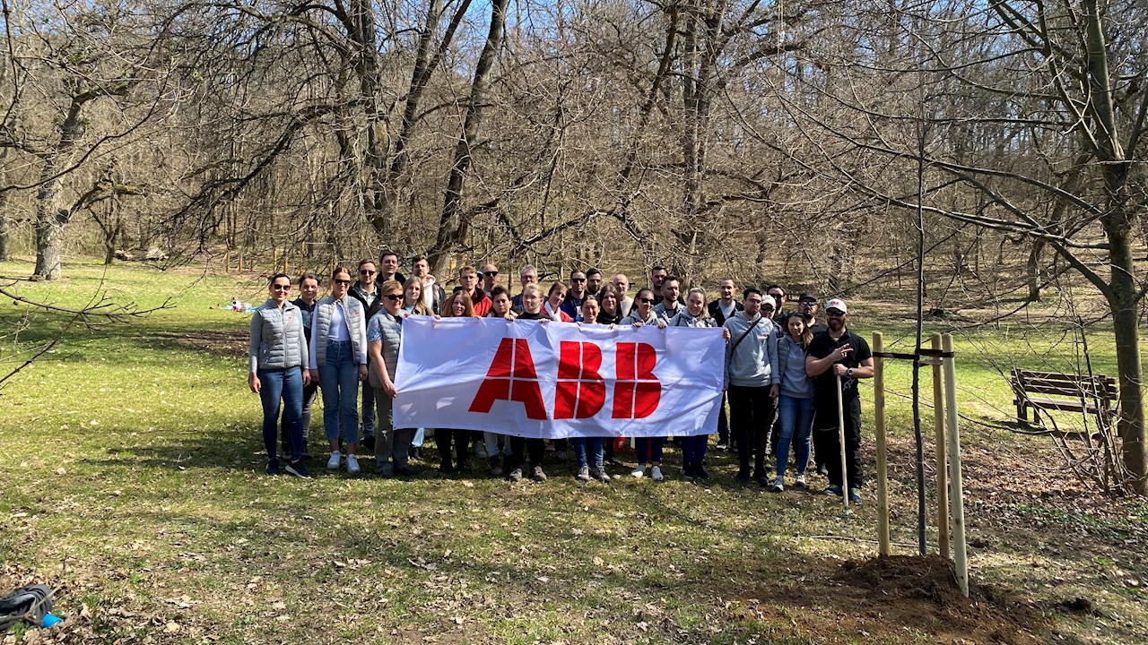 Az erdők világnapja alkalmából az ABB csapata segített megtisztítani a Makkosmária kirándulóhelyet 