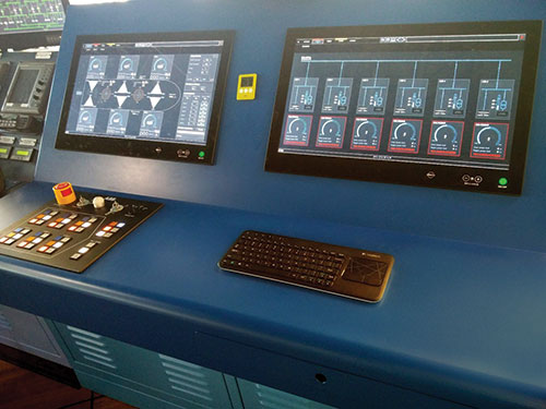 Figure 3: ABB jacking control console