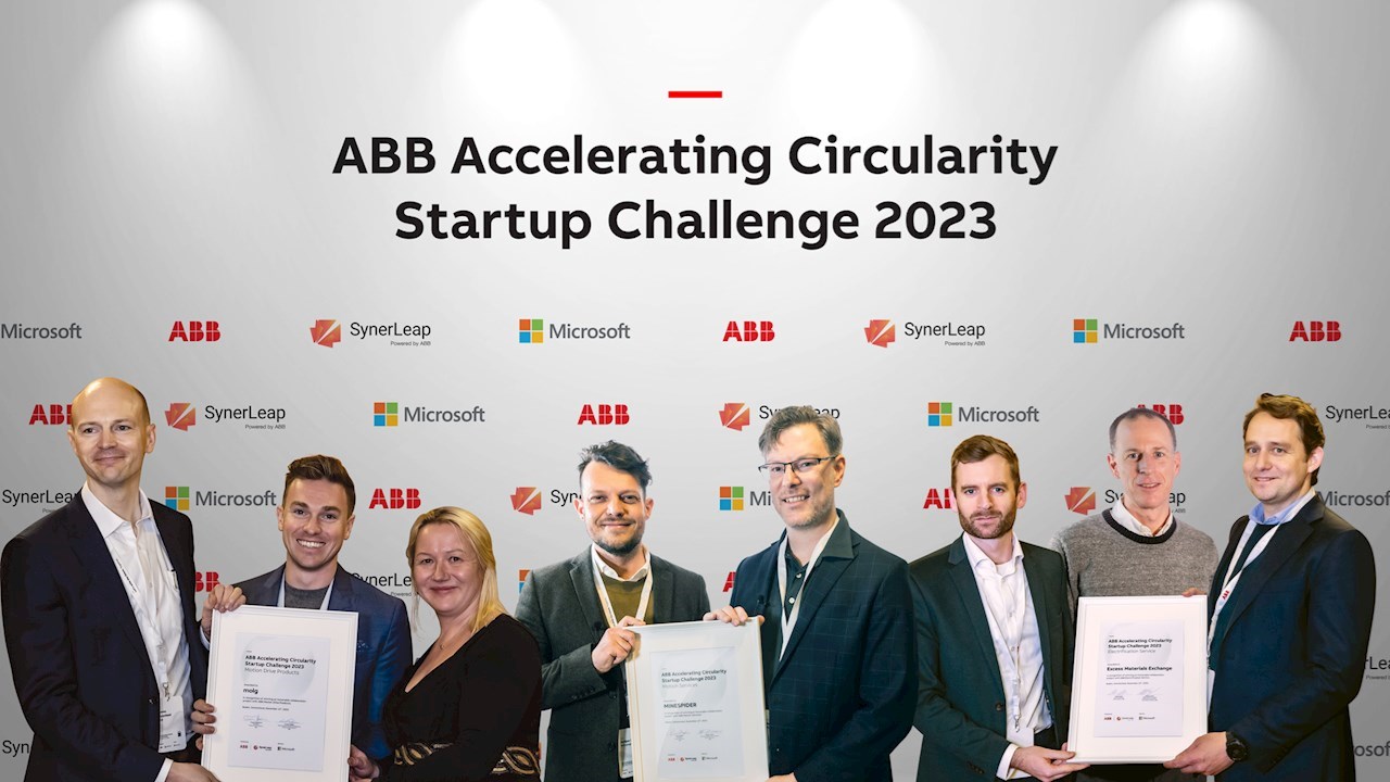 ABB accélère la création d’innovations circulaires grâce à son Start-up Challenge