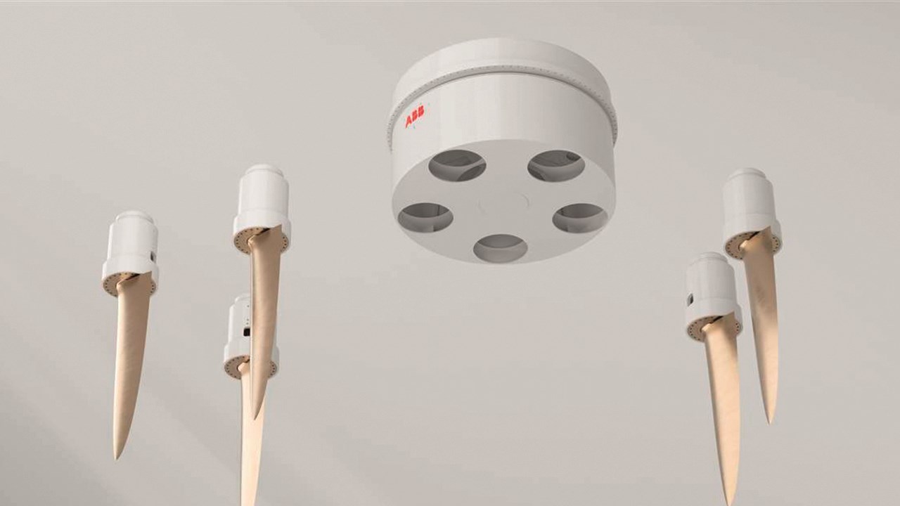 A propeller revolution