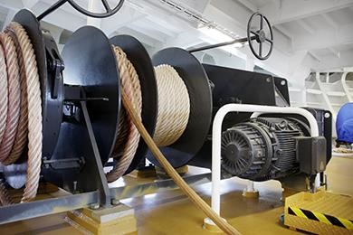 Electrically driven winches are nowadays often selected onboard instead of hydraulic control.