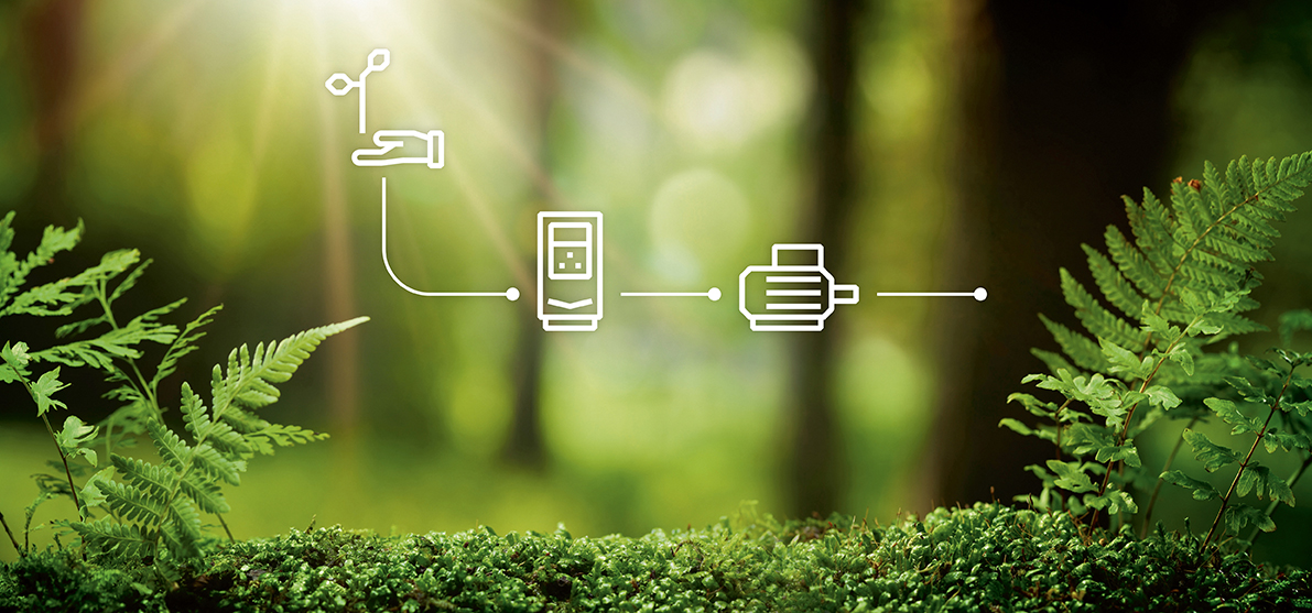 01 By increasing the energy efficiency of electric motors, ABB is helping to contain energy consumption and reduce greenhouse gas emissions. This is in step with the latest Ecodesign Regulation (EU) 2019/1781, which came into effect in October 2019; and applies to low-voltage induction electric motors and drives as indicated by the icons.
