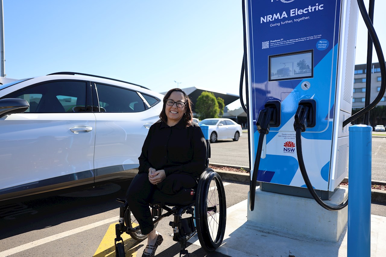 The NRMA has recently developed guidelines for accessible EV charging bays.