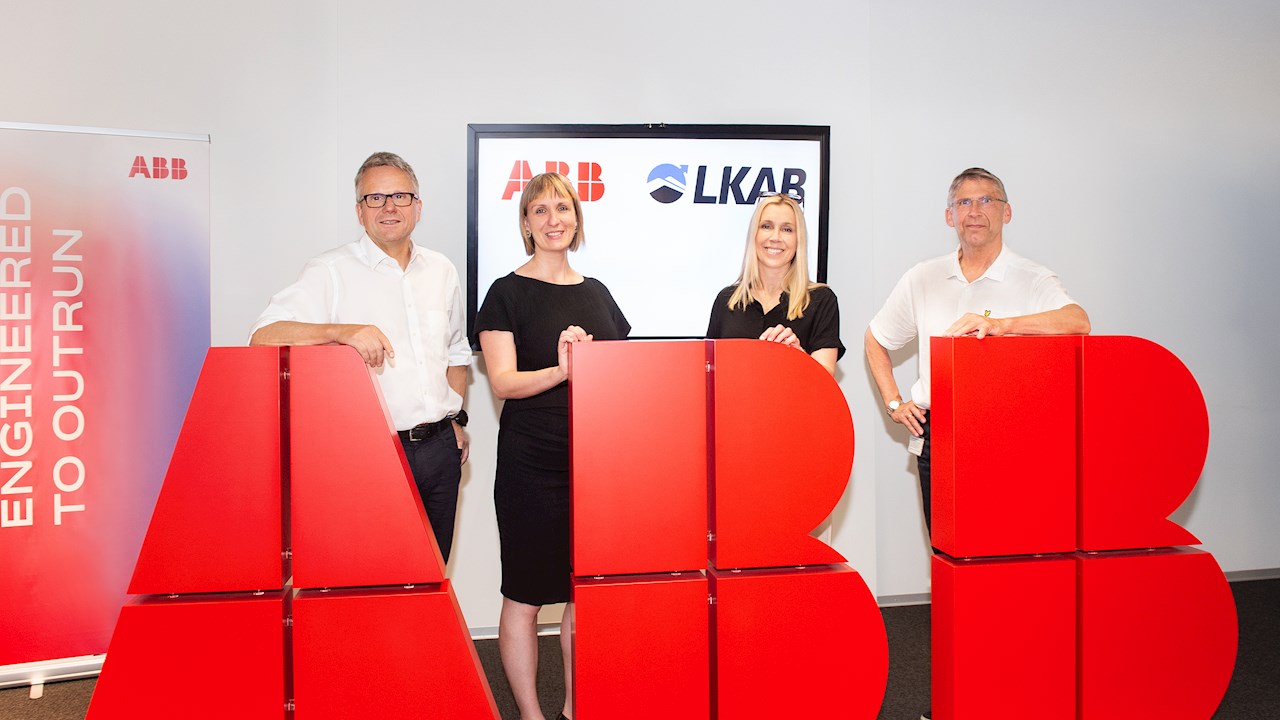 LKAB signs new technology partnership with ABB to shape the future of mining