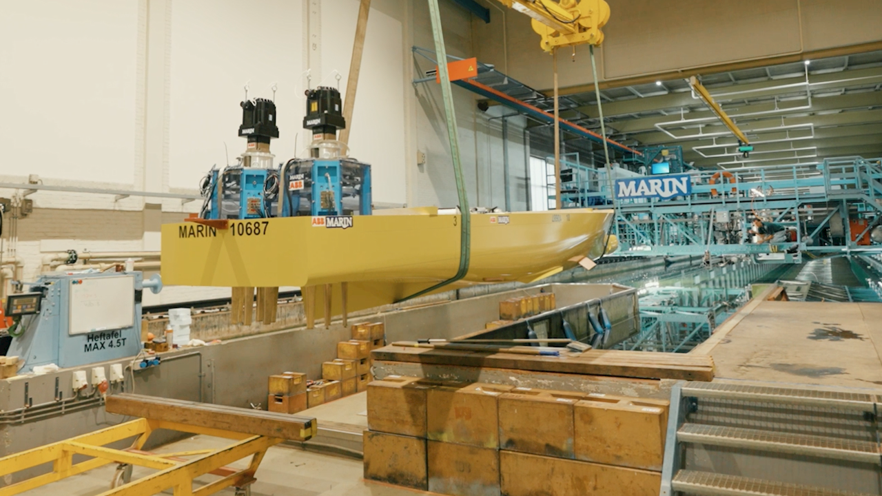 OCEANCO tests verify ABB Dynafin™ propulsion efficiency as future of yachting