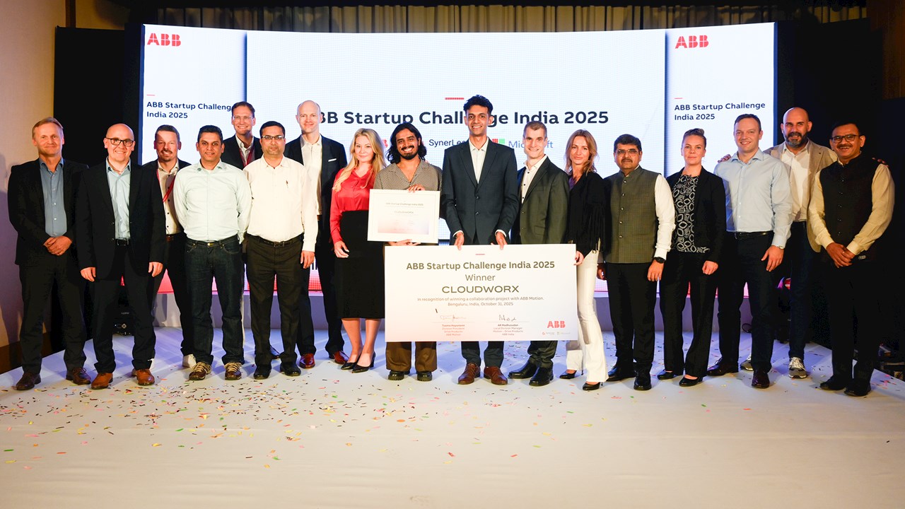 ABB Startup Challenge India 2025 winner advances smart drive technology with AI innovation