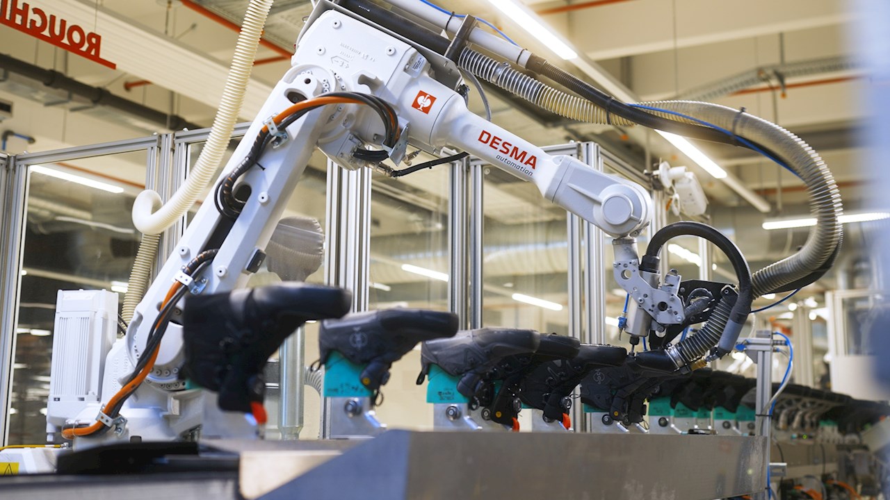 ABB robots help DESMA pioneer the future of automated footwear manufacturing