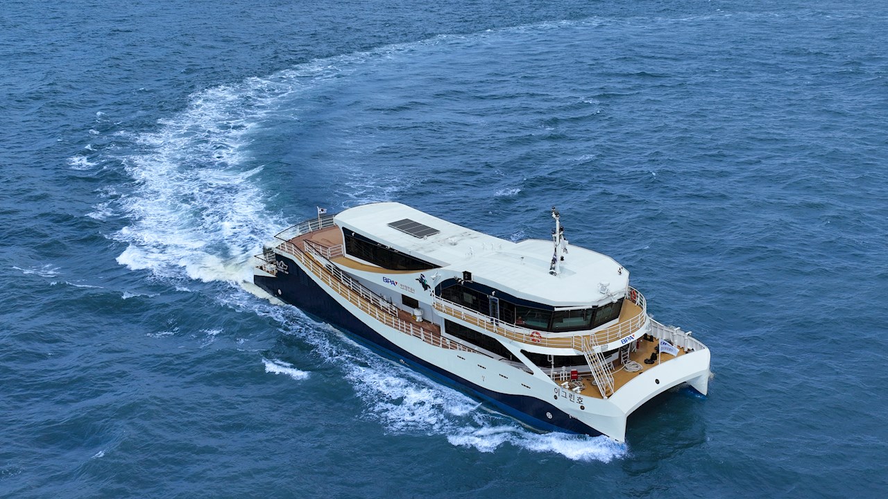 South Korea’s first state-owned all-electric ferry powered by ABB