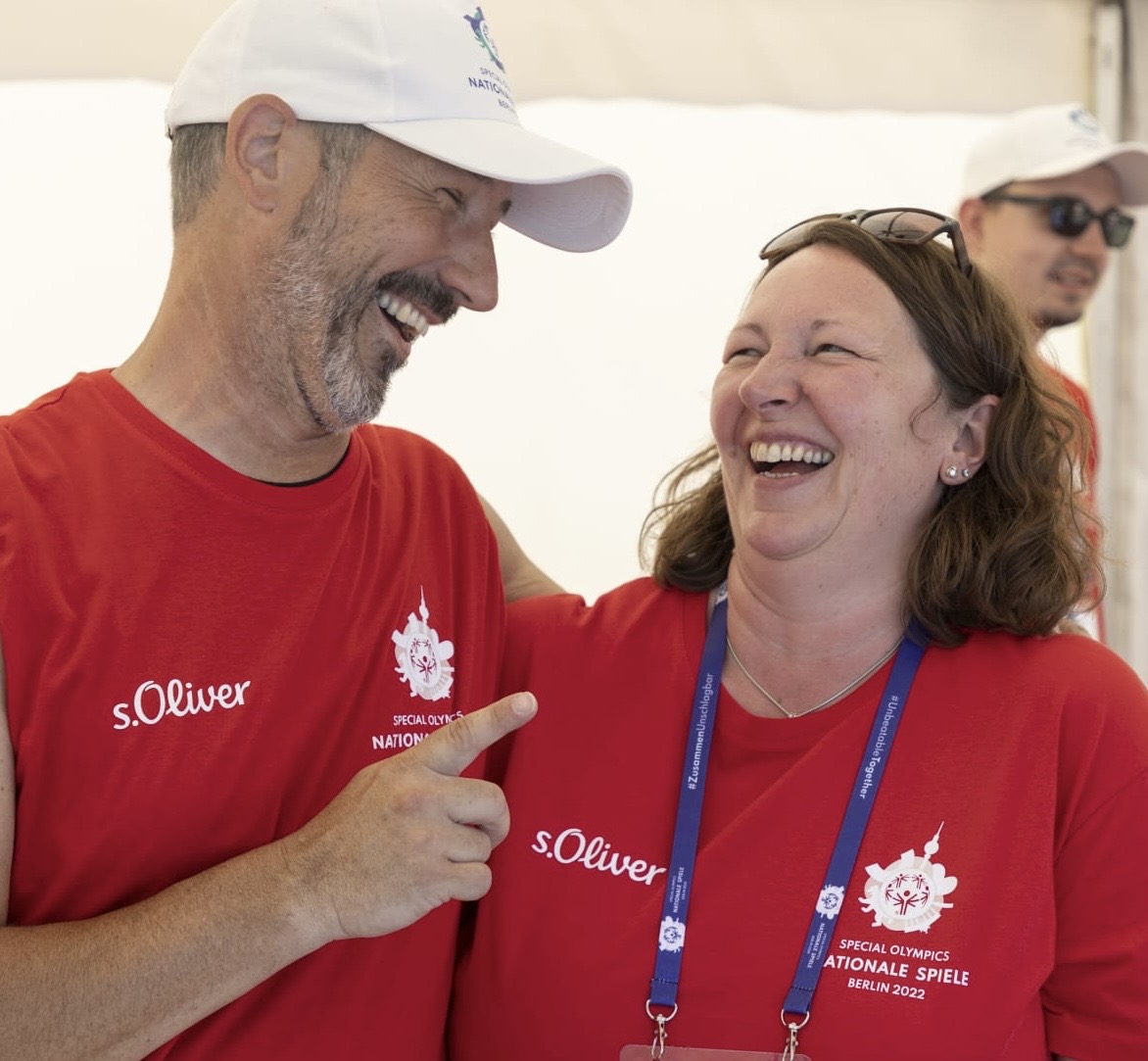 Bianca und Matthias beim Aufruf - unser Dreamteam für die Eventplanung. ©ABB