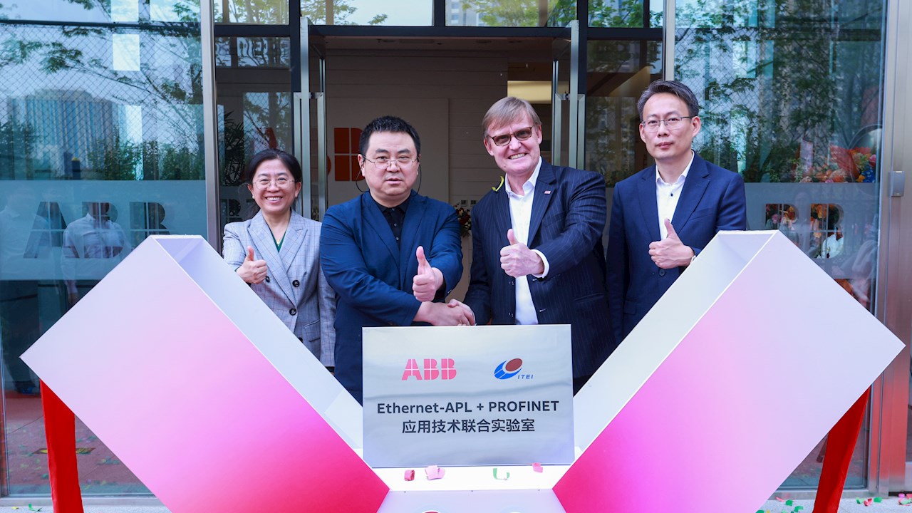 ABB and ITEI join forces to launch Ethernet-APL + PROFINET Application Technology Joint Laboratory