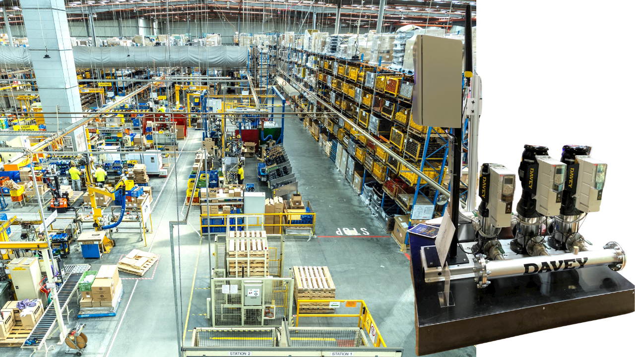 Local Australian business Davey Water Products successfully modernises pump controllers with ABB drives