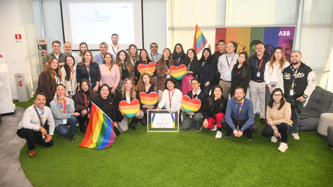 ABB en Chile nuevamente entre las empresas más atractivas para el talento LGBTI+