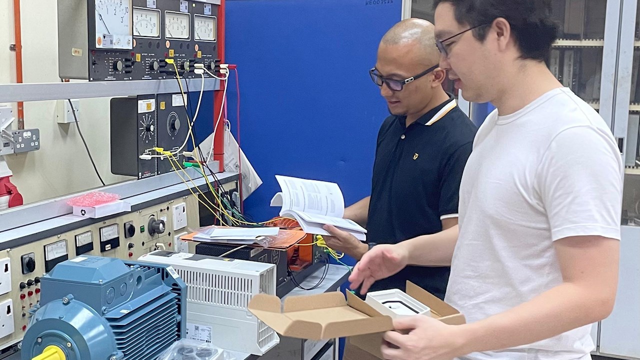 ABB Contributes Ultra-Efficient IE5 SynRM Motor with Drive and Smart Sensor to Universiti Malaya
