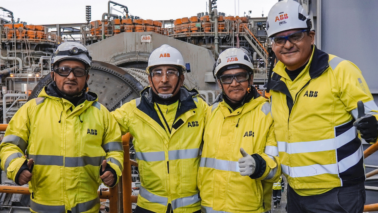 ABB advances ring motor safety with customer-led 
upgrades for its Gearless Mill Drive technology