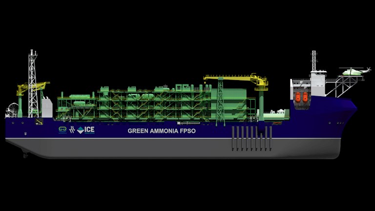 ABB’s automation and electrification technology to support floating green ammonia production vessel
