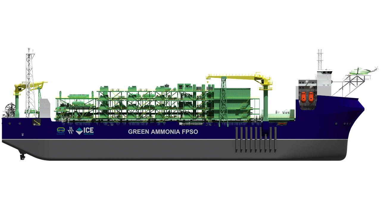 ABB’s automation and electrification technology to support floating green ammonia production vessel