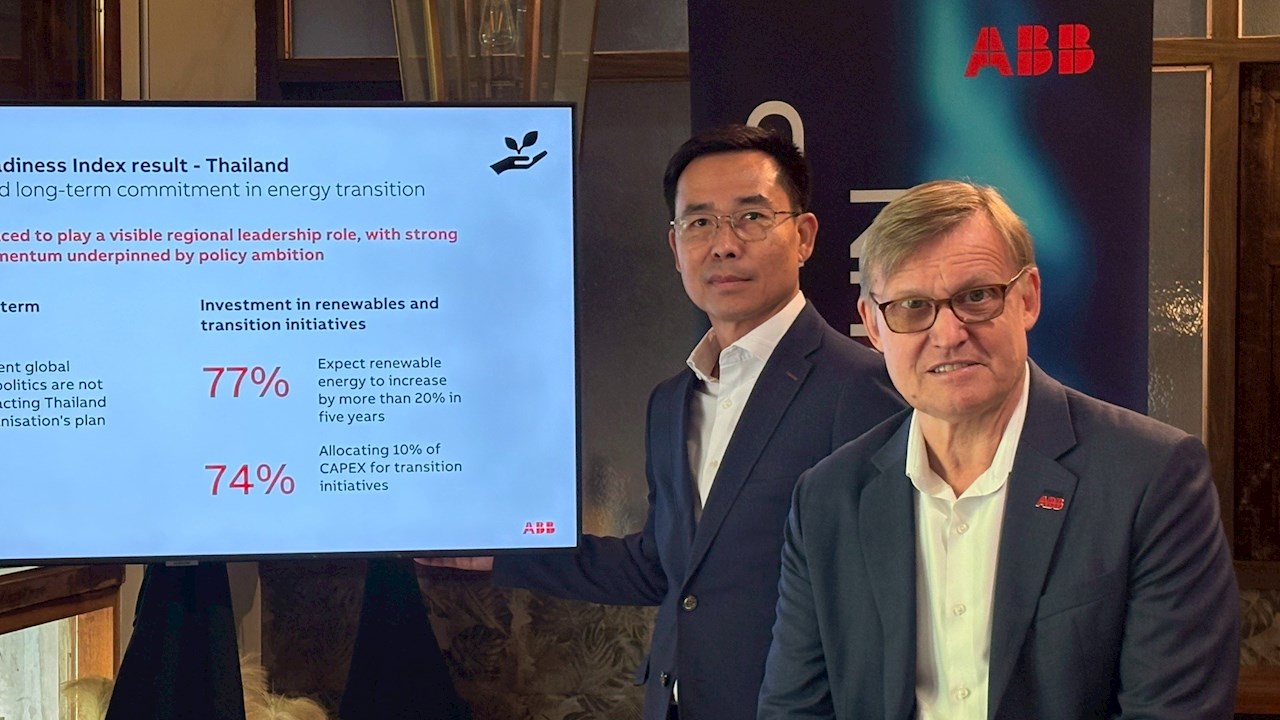 Thailand’s energy transition gains pace amid resilient plans and rising investment – ABB study
