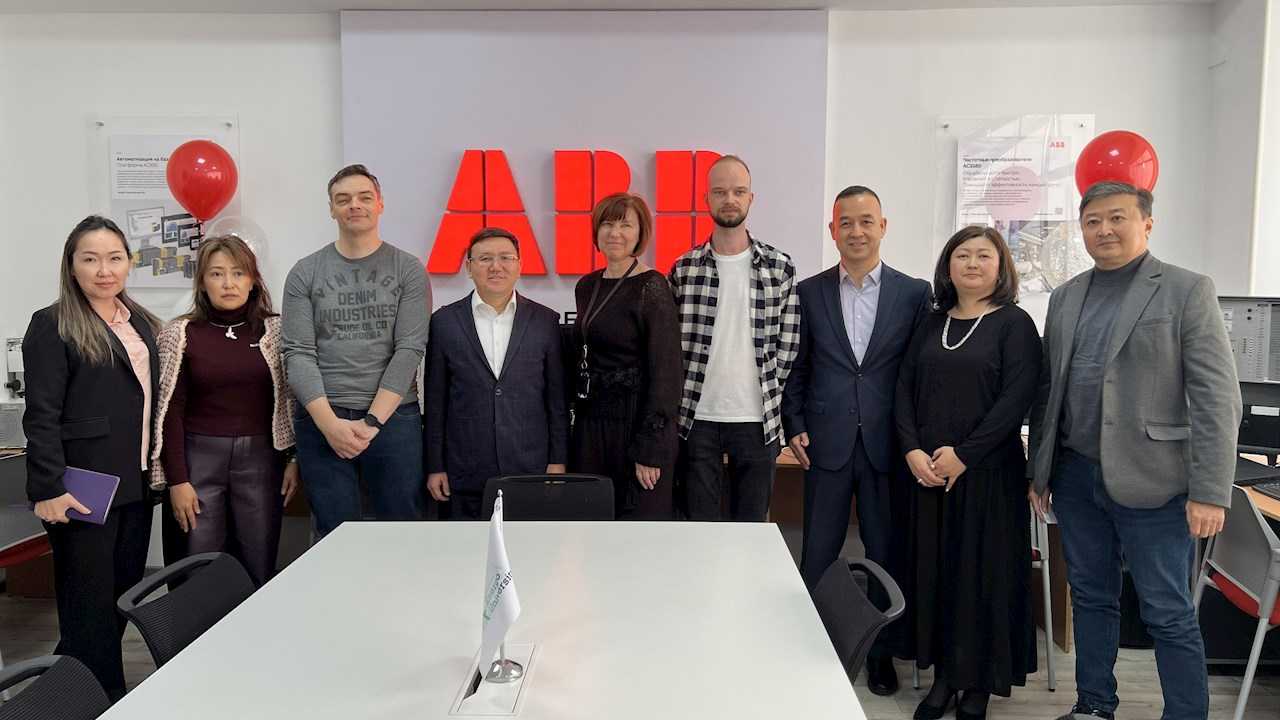 ABB in Kazakhstan opens the first automation laboratory at AUPET to support engineering education 