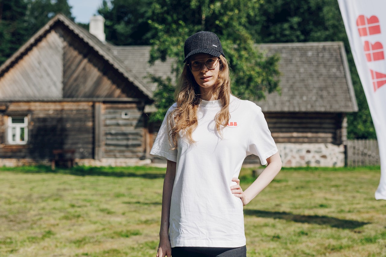 *Photo: Anna-Maria Kolljakova at the ABB Interns and Brand Ambassadors Summer Days, August 2025 in Estonian Open Air Museum at Rocca al Mare.
