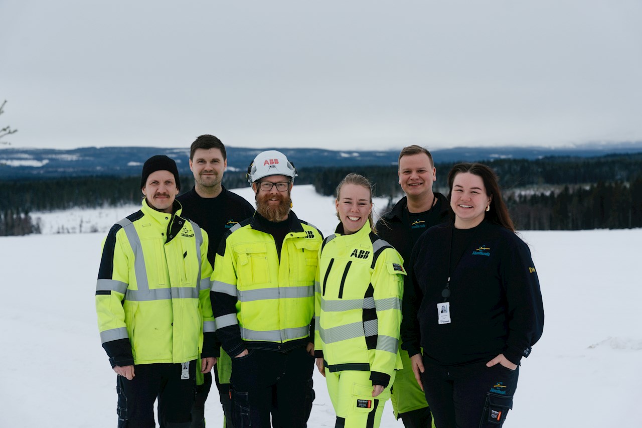 Erfarenheterna är så goda att teamet redan planerar för nästa uppgradering. T.v: Christoffer Johnsen, Linus Lycksell, Tomas Dannberg, Camilla Mattsson, Alexander Henriksson och Rebecka Brink. 