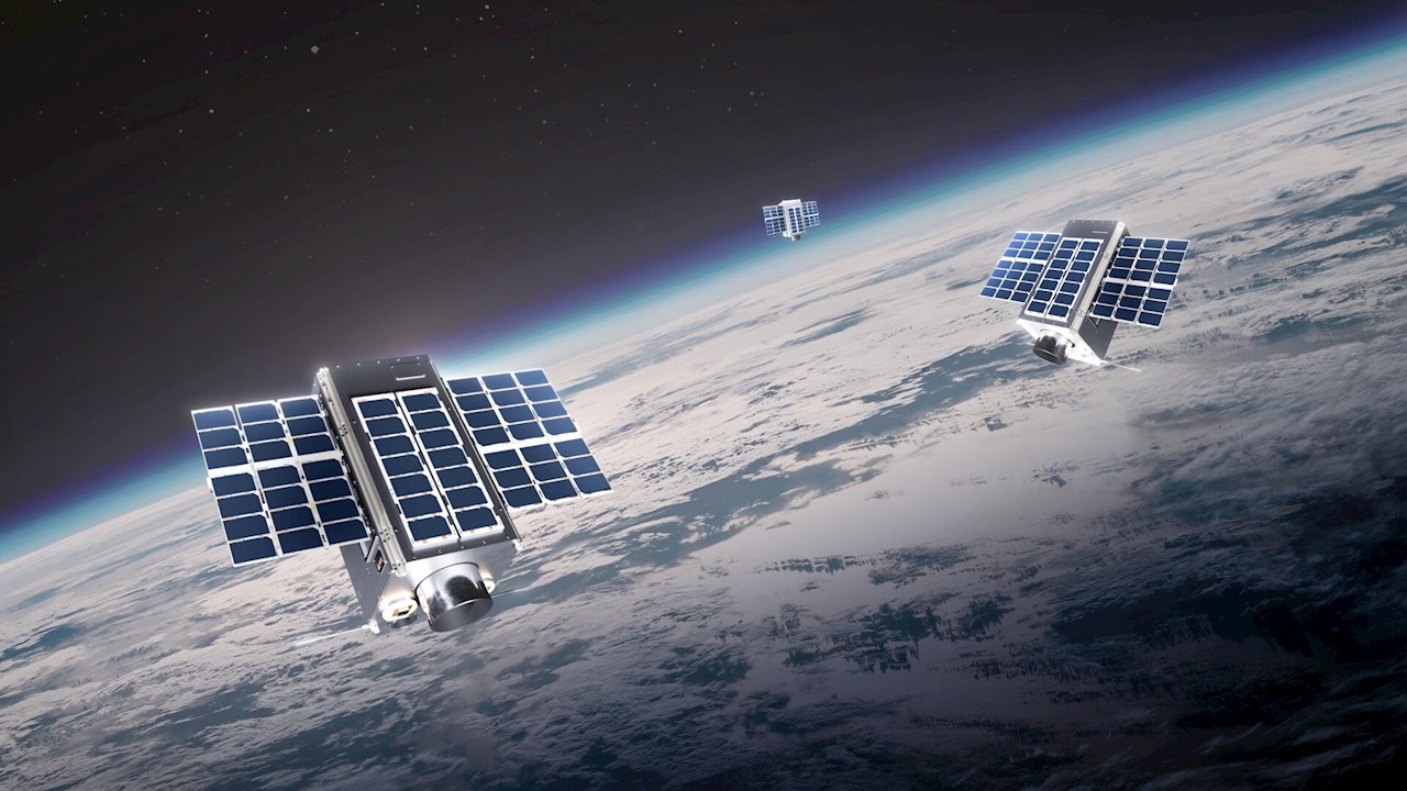 Les capteurs optiques développés par ABB et installés à bord de la constellation de satellites de GHGSat permettent de détecter et de quantifier les fuites de gaz industriels depuis l'espace.
Crédit photo : GHGSat