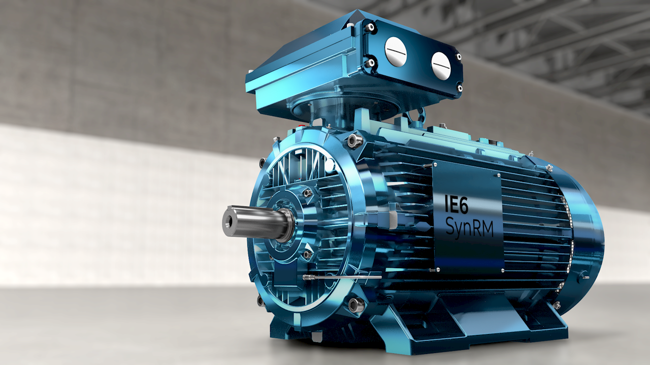 IE6 Hyper-Efficiency SynRM motor