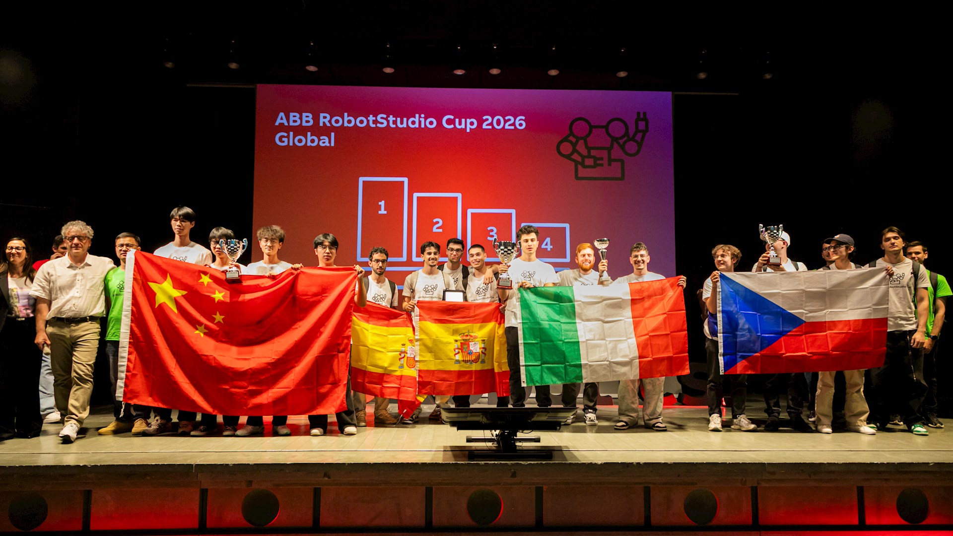 Università degli Studi dell'Aquila gewinnt ABB ROBOTSTUDIO® CUP 2026