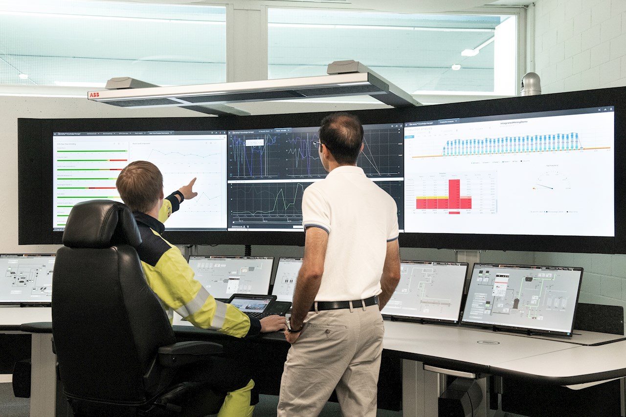 Operators at the new plant will be able to take decisions based on accurate, real-time data and insights from connected technologies. Image ABB
