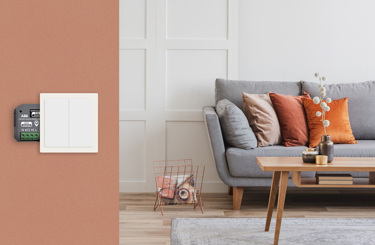 ABB Smart Switch and ABB-free@home® wireless actuator