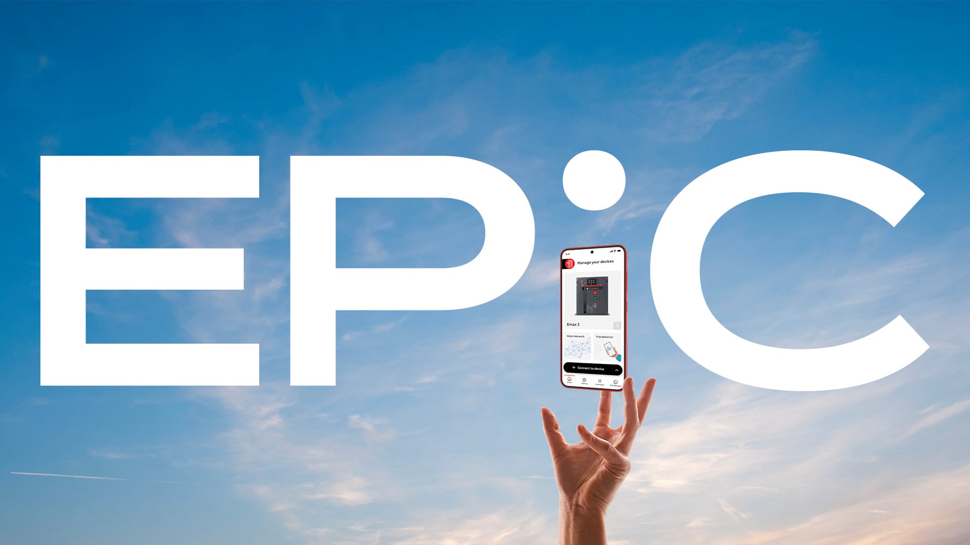 ABB EPiC Mobile app: Manage your low voltage devices with precision, speed and confidence 