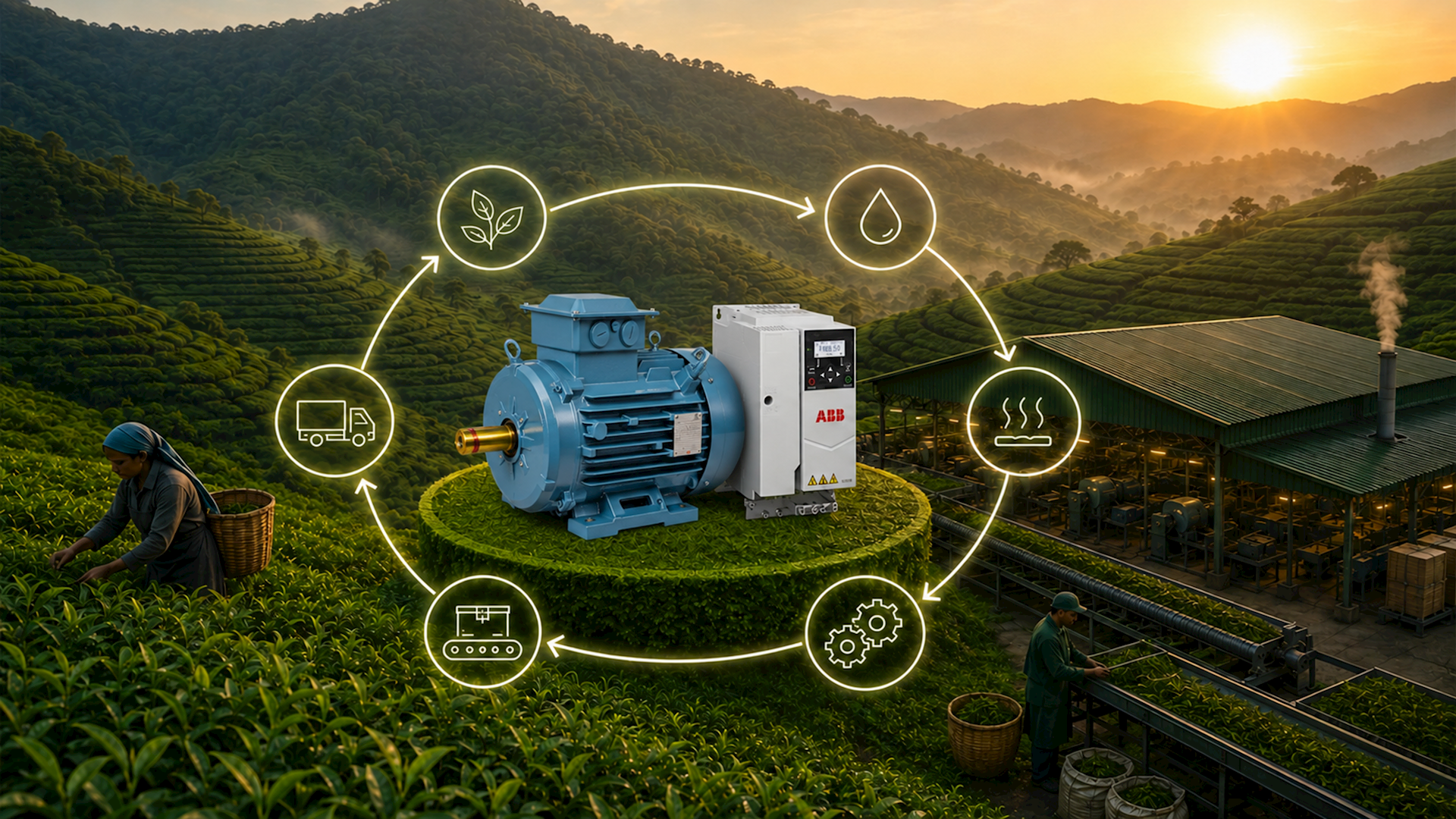 Cleaner, leaner brewing: How smart motor solutions are transforming tea processing