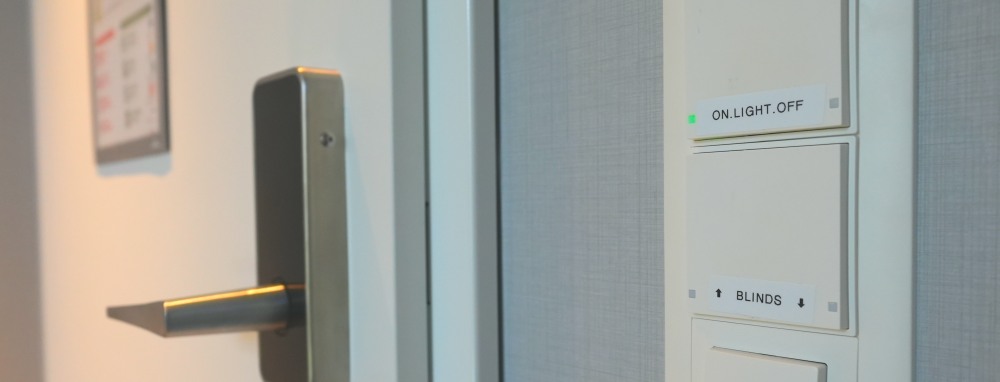 One button, one action - nach Belieben programmierbar mit KNX.