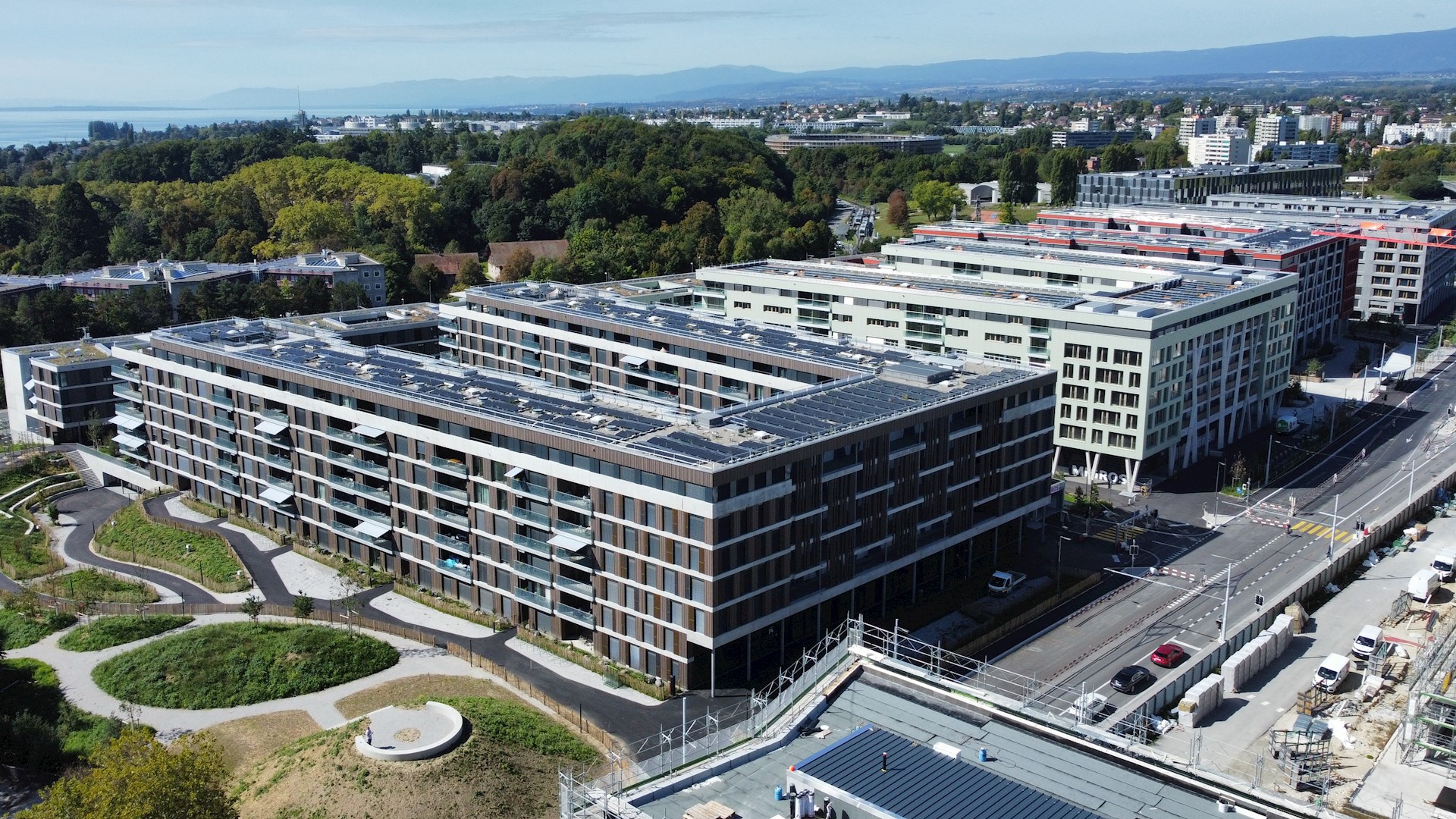 ABB-Niederspannungslösungen für ein vollkommen neues Quartier bei Lausanne