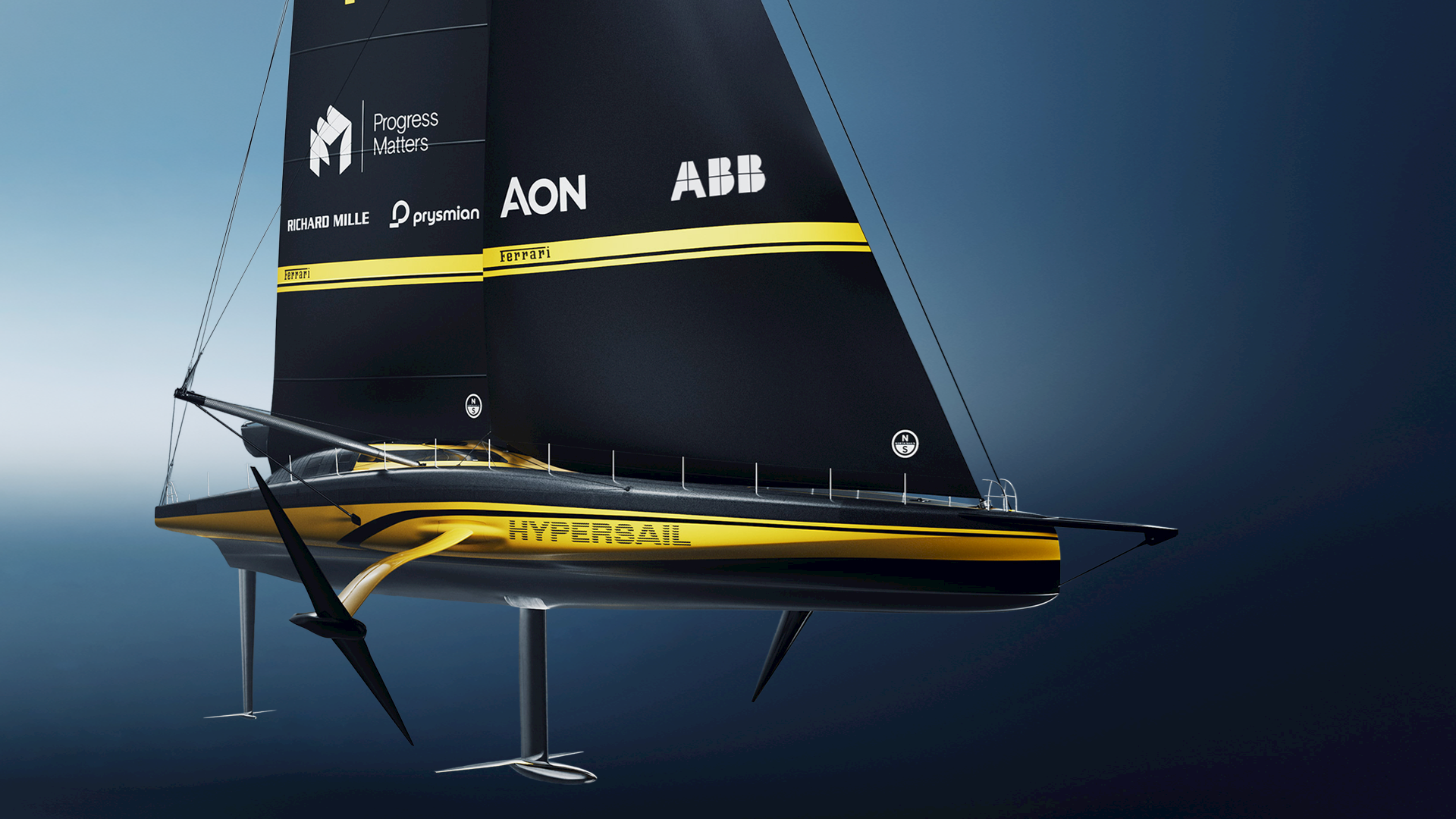 ABB joins forces with Ferrari Hypersail to take Direct Current to new horizons 
