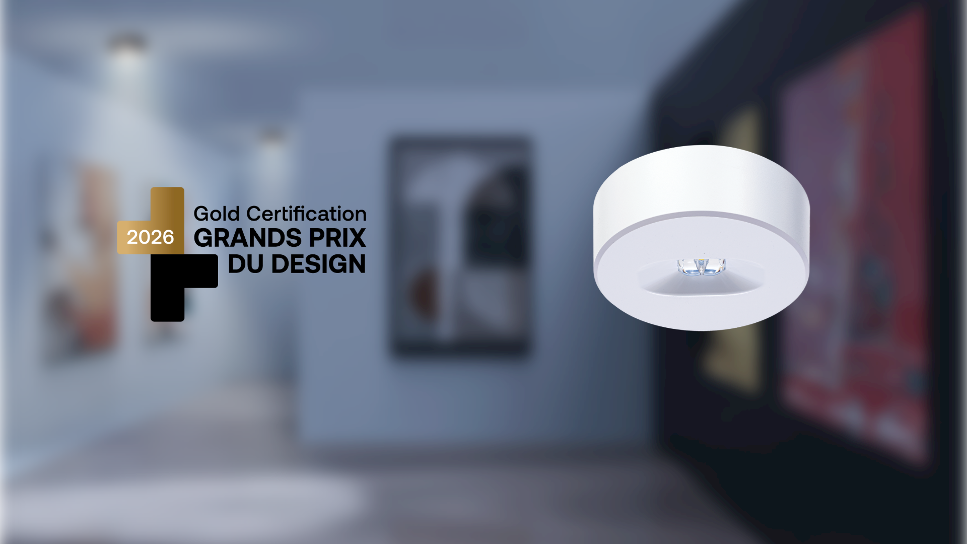 ABB's architectural emergency lighting units achieve Gold Certification at GRANDS PRIX DU DESIGN Awards