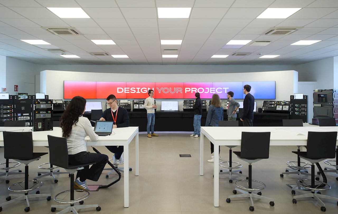 L'Open Lab della sede ABB a Bergamo